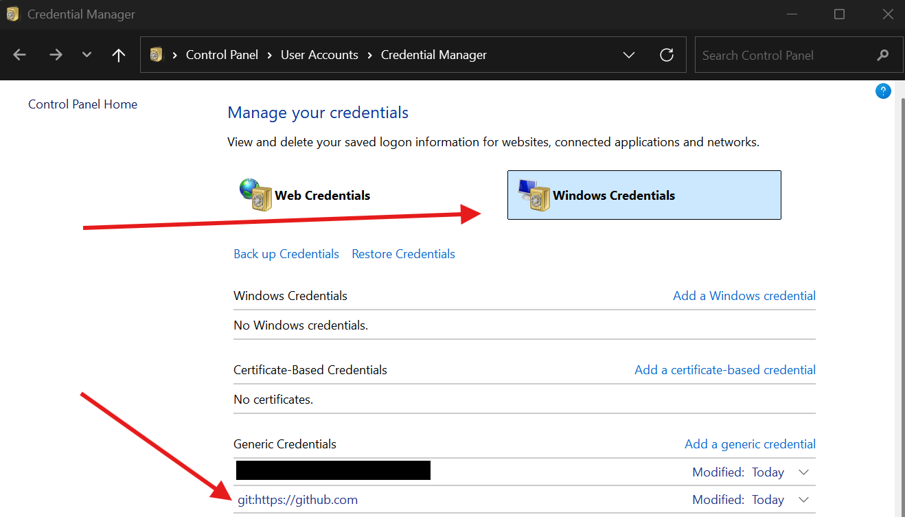 Windows Credential